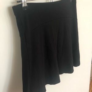 Black Loft skater skirt